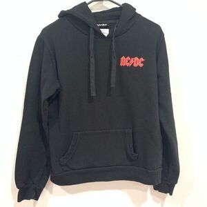 Cotton on AC/DC Black hooded pullover, M